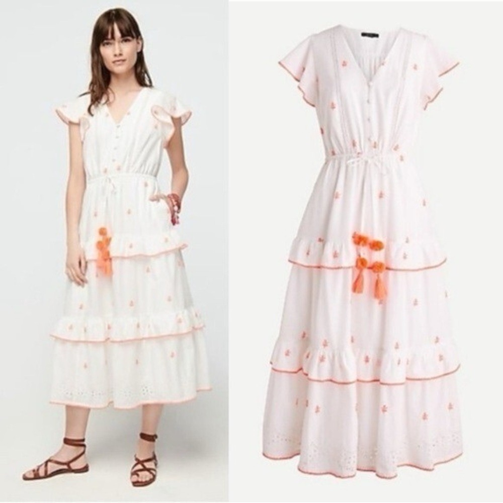 New J. Crew‎ Embroidered Dress